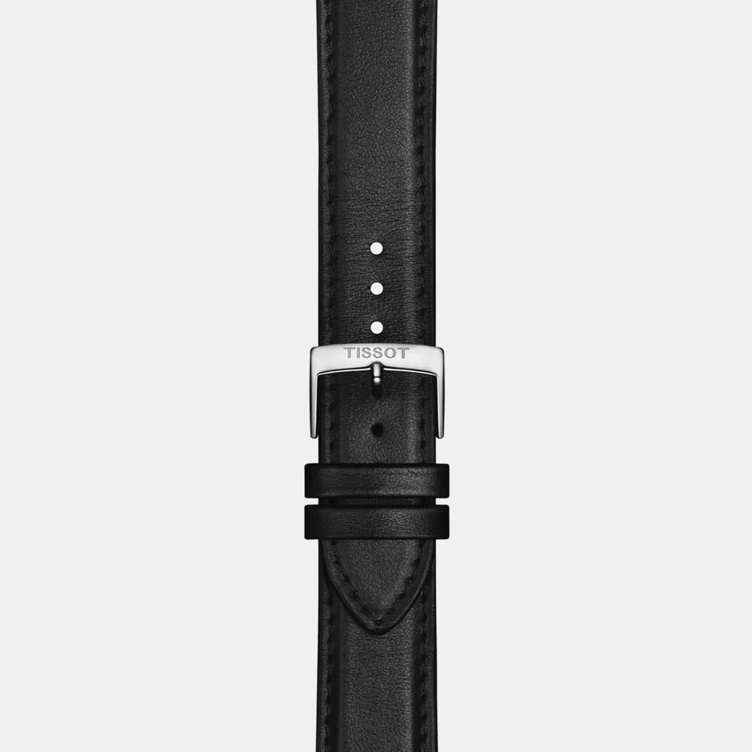 Tissot Everytime 40mm Quartz Watch – Blue Dial Leather Strap