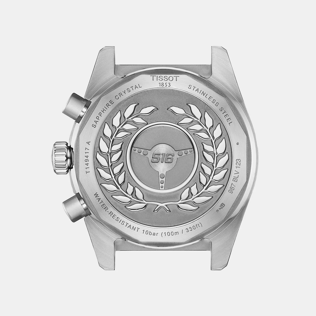 Tissot PR516 Chronograph 40mm Quartz Watch – Black Dial Two-Tone