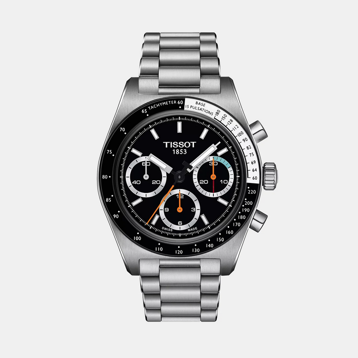 Tissot PR516 Mechanical Chronograph 40mm Watch – Black Dial Two-Tone
