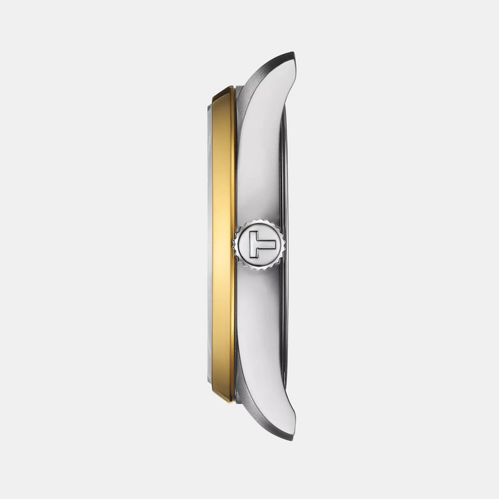 Tissot PR 100 34mm Quartz Watch – Silver Dial Two-Tone