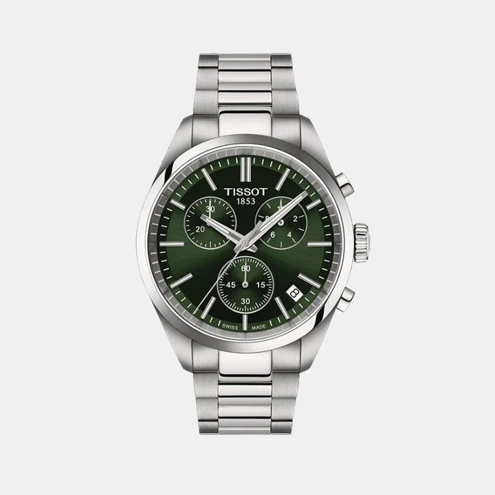 Tissot PR 100 Chronograph 40mm Quartz Watch – Green Dial