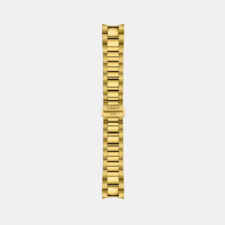 Tissot PR 100 Chronograph 40mm Quartz Watch – Silver Dial Yellow Gold PVD