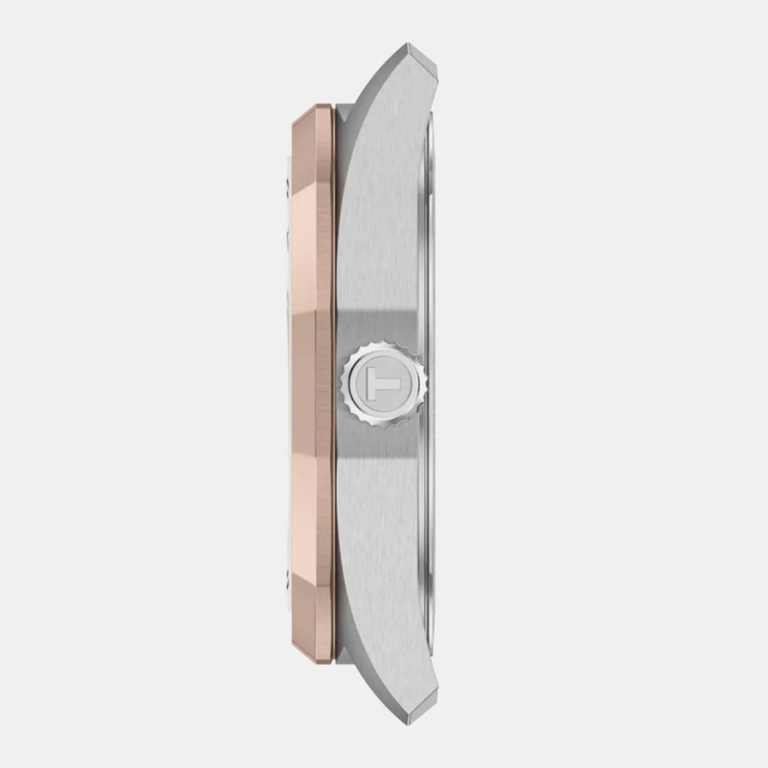 Tissot PRC 100 Solar 34mm Mother-of-Pearl Dial Two-Tone Bracelet
