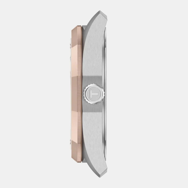 Tissot PRC 100 Solar 34mm Mother-of-Pearl Dial Two-Tone Bracelet