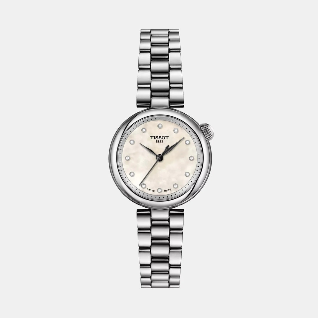 Tissot Desir 28mm Mother-of-Pearl Diamond Dial Stainless Steel