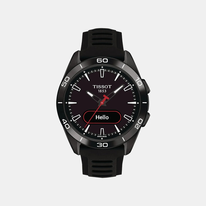 Tissot T-Touch Connect Sport 43.75mm Solar Smartwatch Black Strap