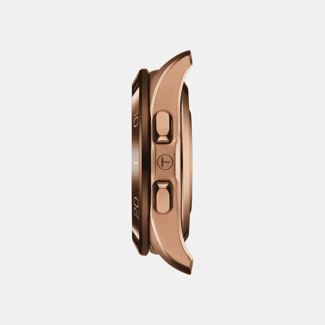 Tissot T-Touch Connect Sport 43.75mm Solar Smartwatch Peach Strap