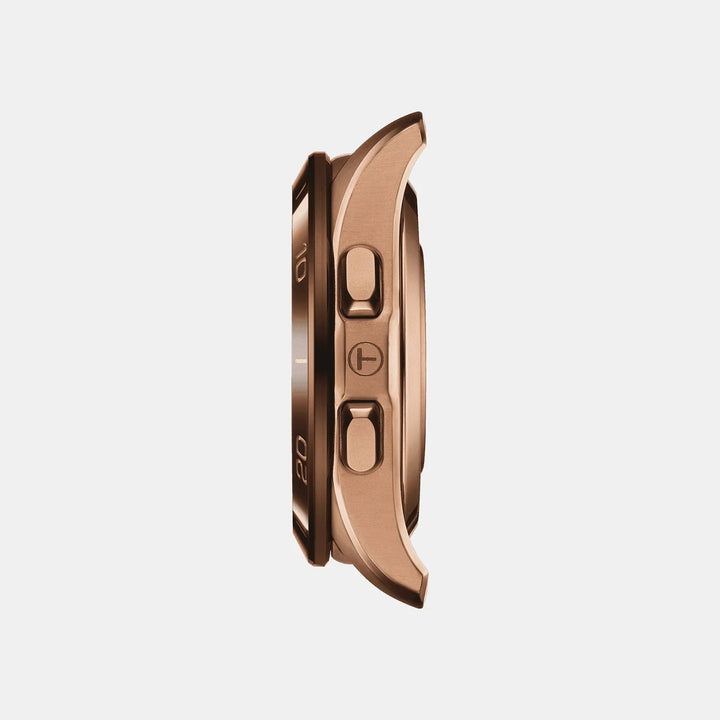 Tissot T-Touch Connect Sport 43.75mm Solar Smartwatch Peach Strap