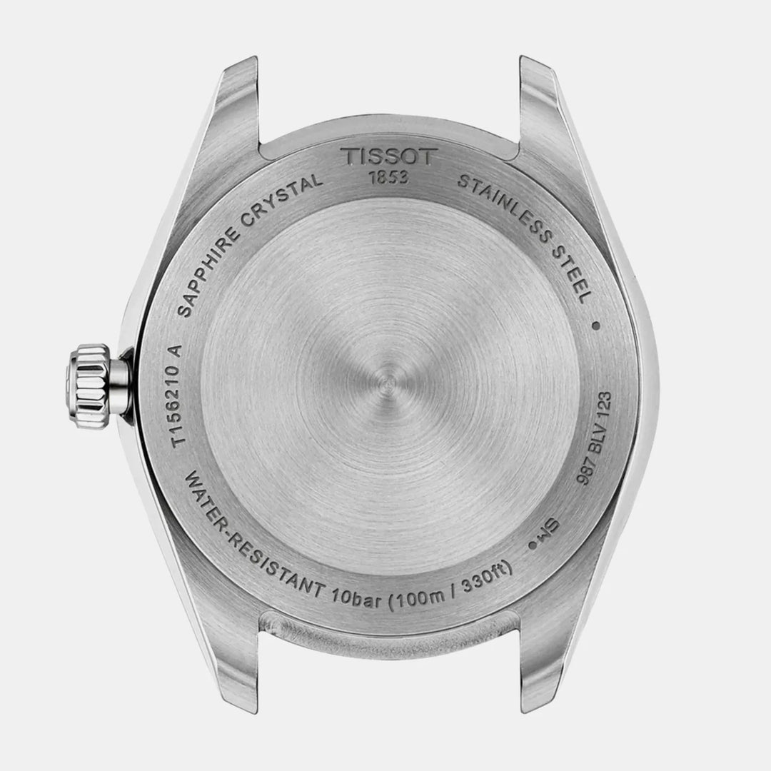 Tissot Ballade 34mm Silver Dial Rose Gold Two-Tone Leather Strap