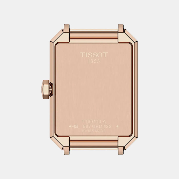 Tissot SRV 30mm Silver Dial Rose Gold Milanese Bracelet