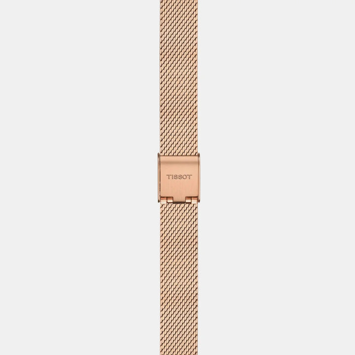 Tissot SRV 30mm Silver Dial Rose Gold Milanese Bracelet