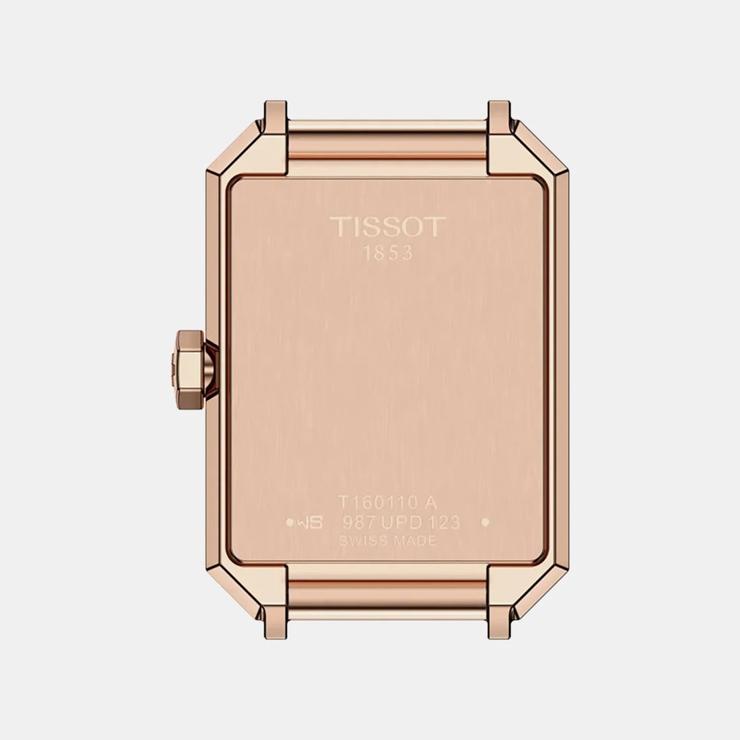 Tissot SRV 30mm Blue Dial Rose Gold Diamond Hour Markers
