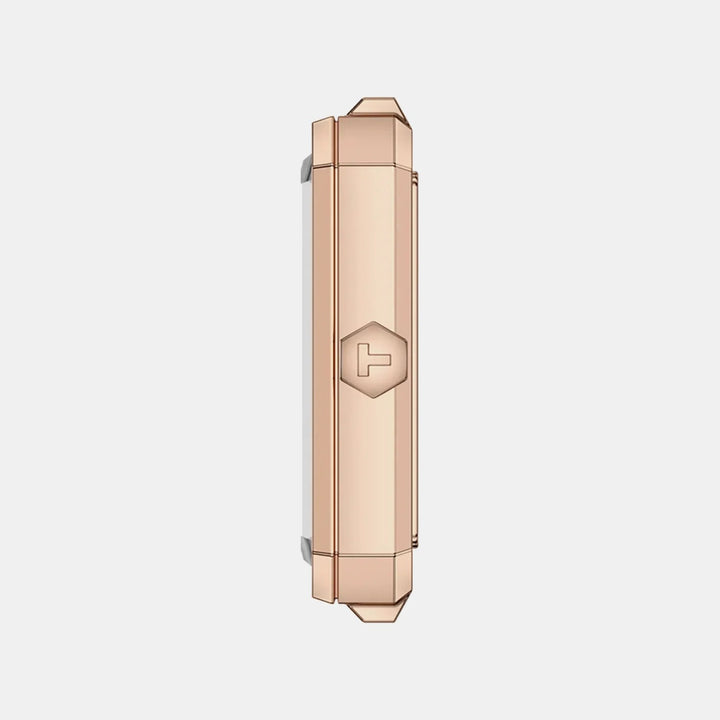Tissot SRV 30mm Blue Dial Rose Gold Diamond Hour Markers